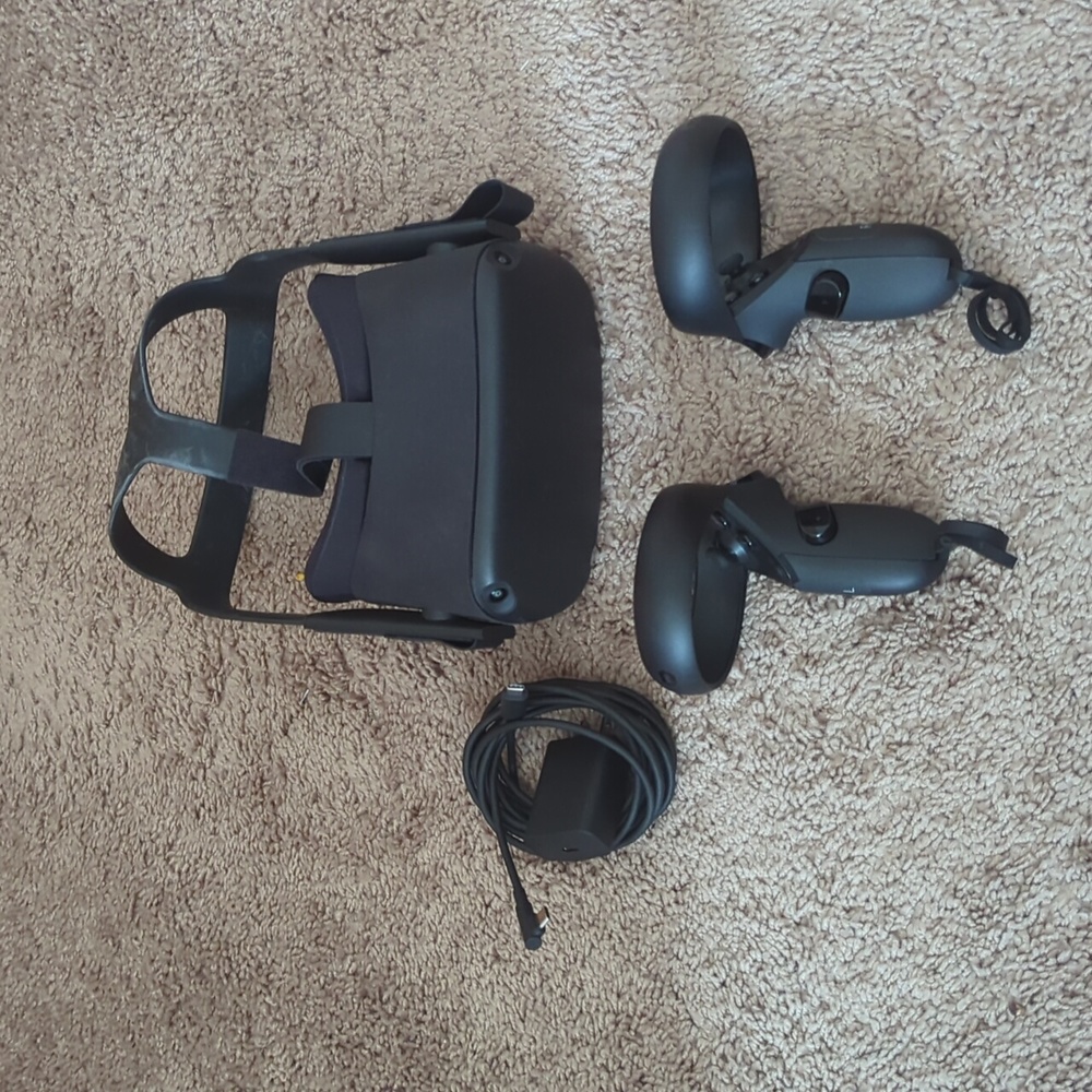 Meta 64GB Oculus Quest VR Headset With Controllers - Black